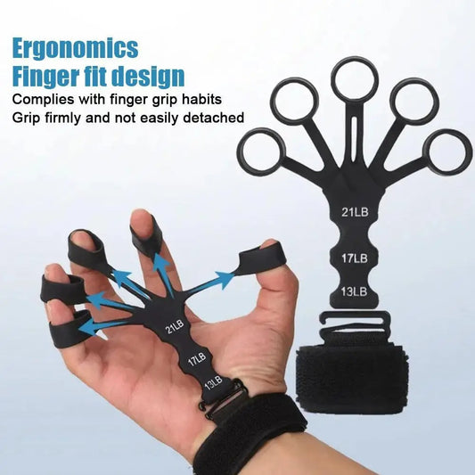 Hand Grip 5 Finger Exerciser Strength Trainning