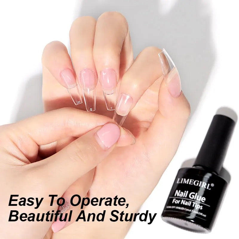 Limegirl Nail Tips Glue Gel UV