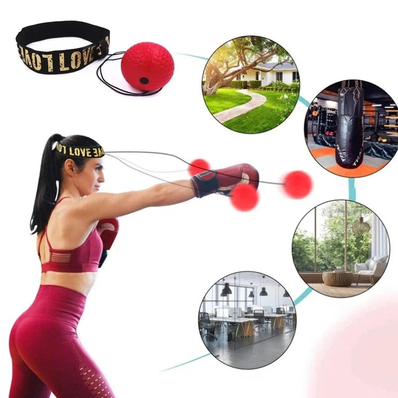 Head-mounted Punch ball